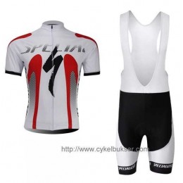 Specialized S-Work Fietskleding Set Fietsshirt Met Korte Mouwen+Korte Koersbroek Wit