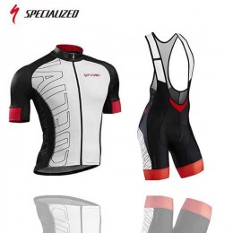 2016 Team Specialized Fietskleding Set Fietsshirt Met Korte Mouwen+Korte Koersbroek Rood Wit Zwart