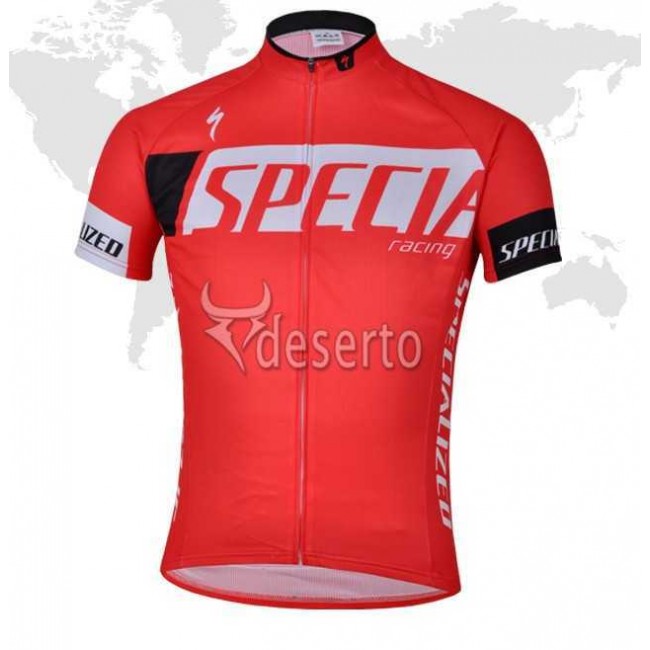 Specialized Racing Wielershirt Met Korte Mouwen Rood Specialized Racing Wielershirt Met Korte Mouwen Rood