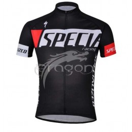 Specialized Racing Wielershirt Met Korte Mouwen Zwart