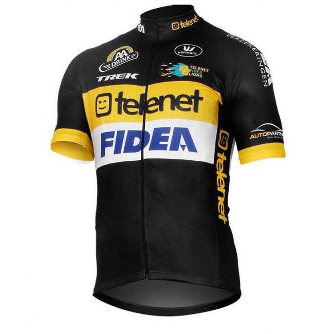 2017 Telenet Fidea Lions Wielershirt Met Korte Mouwen 2017 Telenet Fidea Lions Wielershirt Met Korte Mouwen