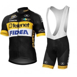 2017 Telenet Fidea Lions Fietskleding Set Fietsshirt Met Korte Mouwen+Korte Koersbroek