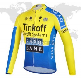 Saxo Bank Tinkoff 2014 Wielershirt Lange Mouwen