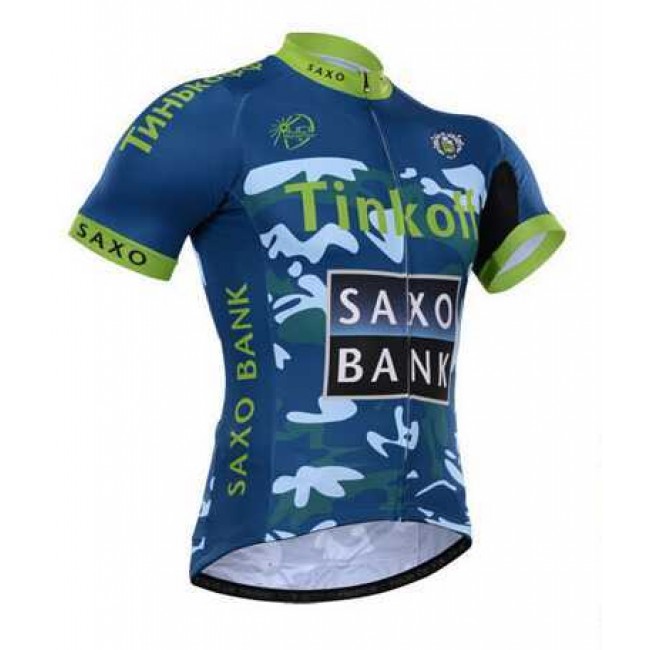 2015 Tinkoff Saxo Bank Camouflage Wielershirt Met Korte Mouwen 2015 Tinkoff Saxo Bank Camouflage Wielershirt Met Korte Mouwen