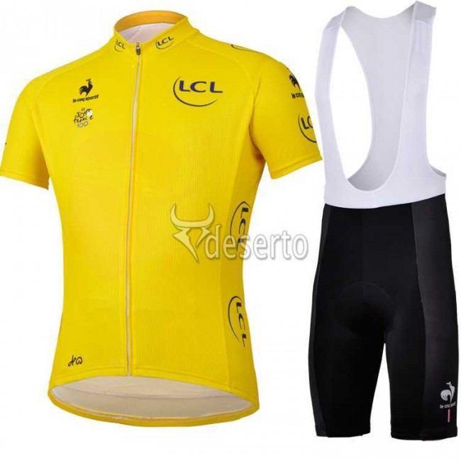 Tour De France Gele Fietskleding Set Fietsshirt Met Korte Mouwen+Korte Koersbroek Tour De France Gele Fietskleding Set Fietsshirt Met Korte Mouwen+Korte Koersbroek