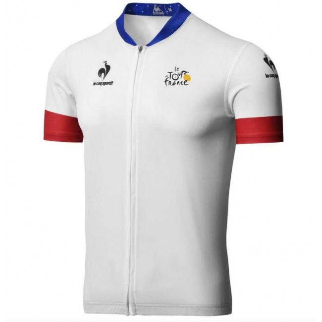 2015 Tour De France Wielershirt Met Korte Mouwen Wit 2015 Tour De France Wielershirt Met Korte Mouwen Wit