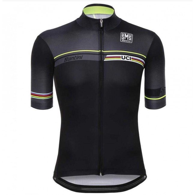 2016 UCI Wielershirt Korte Mouw Zwart 2016 UCI Wielershirt Korte Mouw Zwart