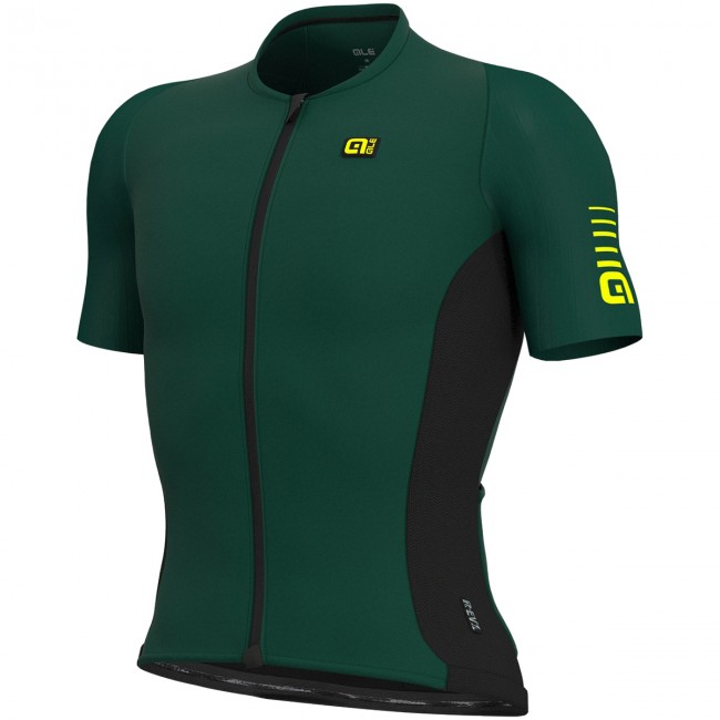 Ale R-EV1 Race-Groen Scuro Wielershirt Korte Mouw Ale R-EV1 Race-Groen Scuro Wielershirt Korte Mouw