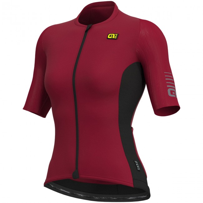 Dames Ale R-EV1 Race-Rood Wielershirt Korte Mouw Dames Ale R-EV1 Race-Rood Wielershirt Korte Mouw